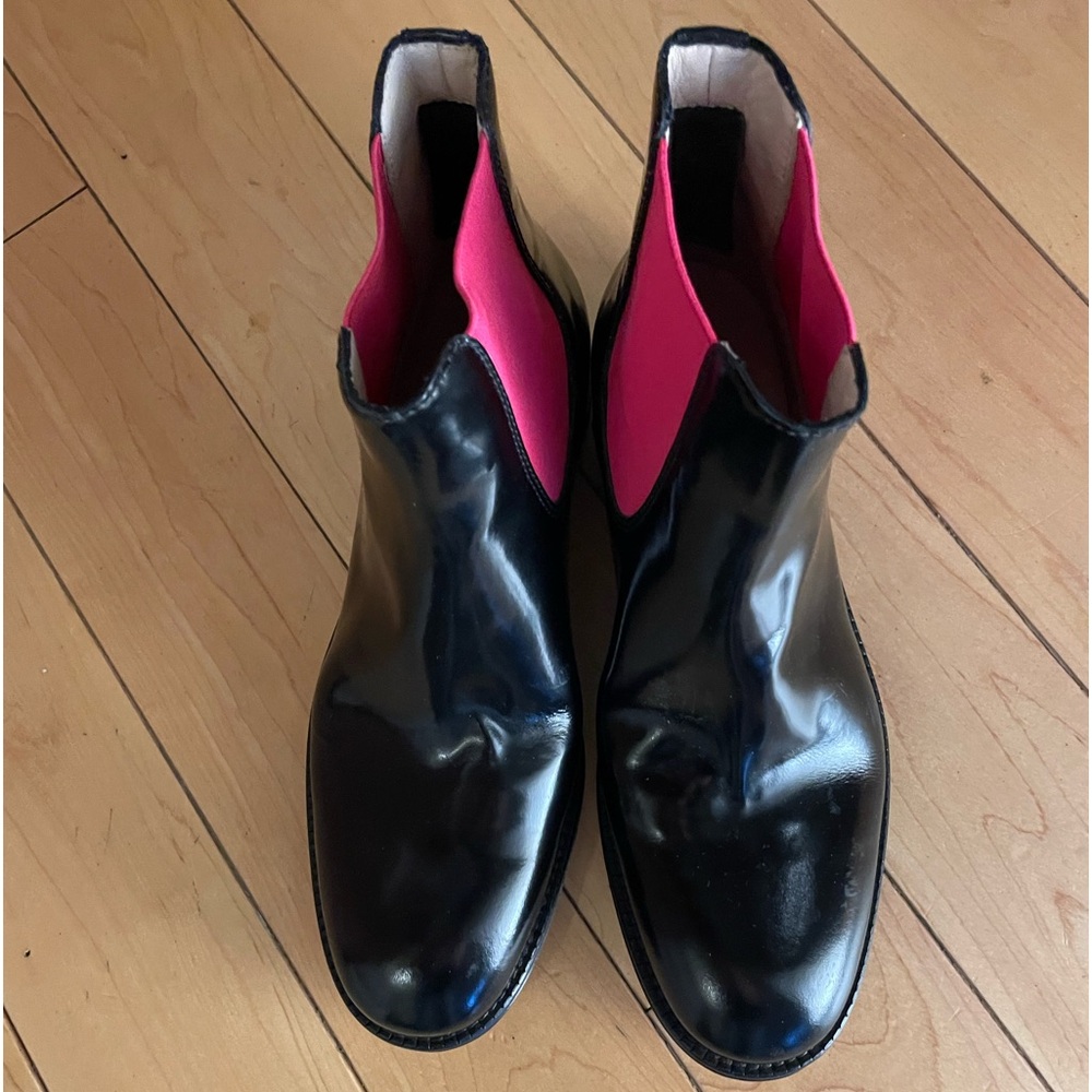 Black Christopher Kane leather  Chelsea boot Size 5. Never worn